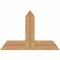 Ekena Millwork Portland Timber Gable Bracket, Western Red Cedar, 36"W x 24"H x 3 1/2"D x 5 1/2"F, 16/12 Pitch GBW036X24X0406POR00SWR - alternate 1